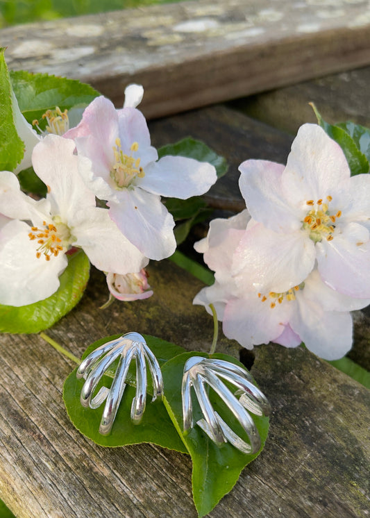 Boucles d'oreilles "Coquille d'Argent"