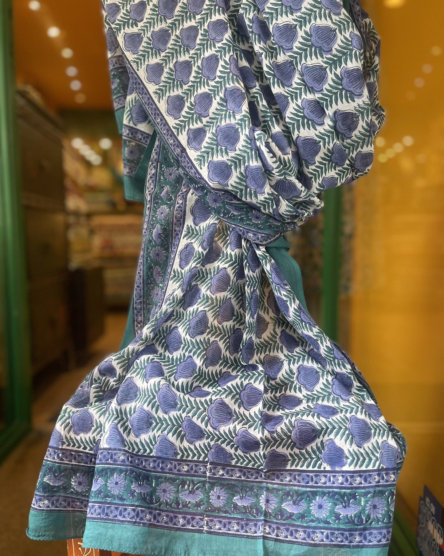 Boucles d'oreilles Calcédoine aqua