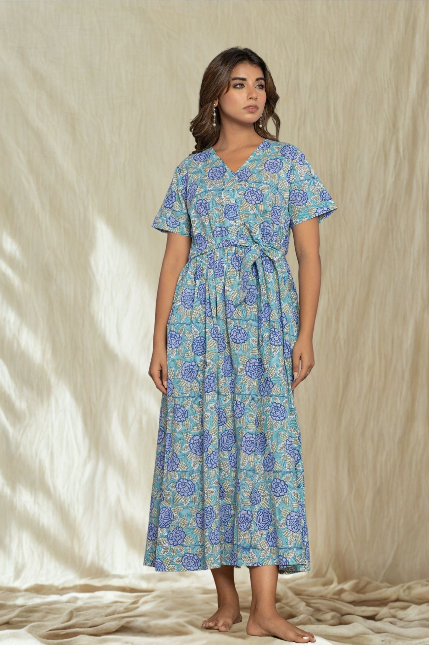 Robe Longue à Fleurs "Rêve de Provence"
