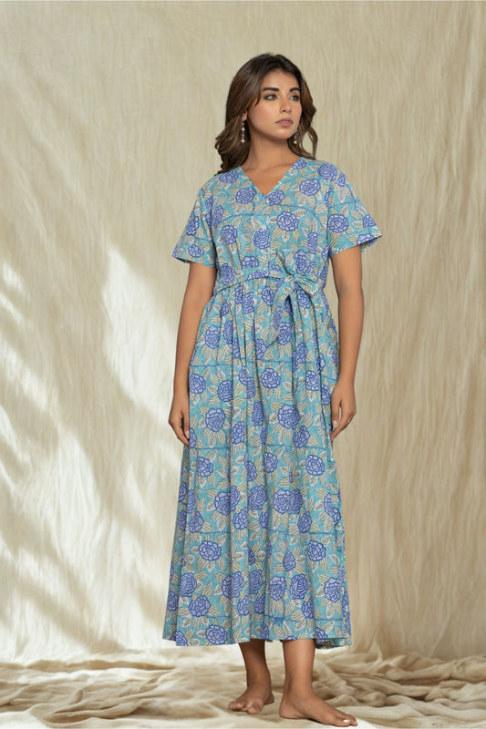 Robe Longue à Fleurs "Rêve de Provence"