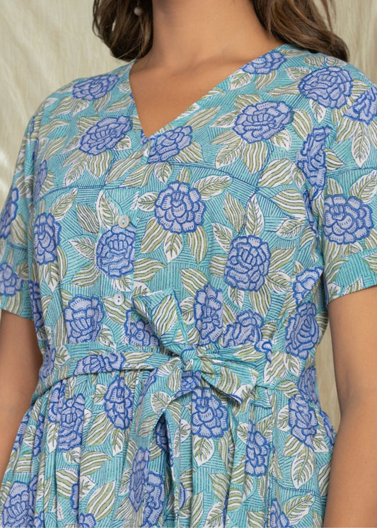 Robe Longue à Fleurs "Rêve de Provence"