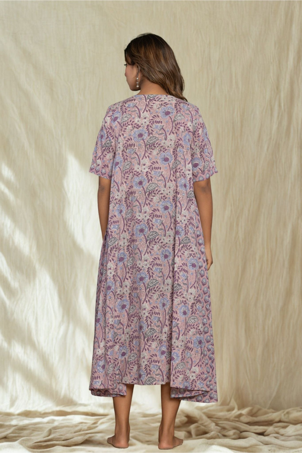 Robe longue "Meera" - manches courtes