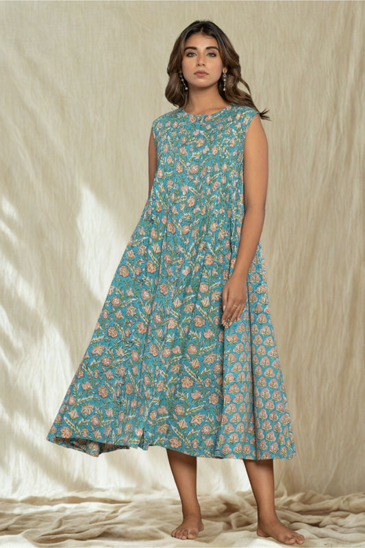 Robe longue "Pema" - sans manches
