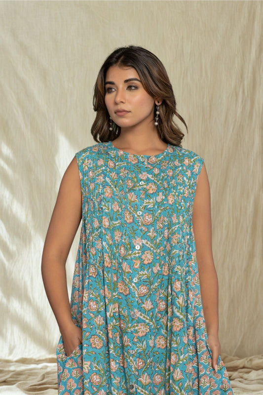 Robe longue "Pema" - sans manches