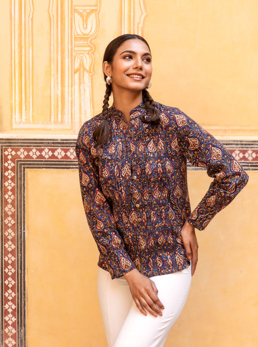 BLOUSE KAMAL NAVY