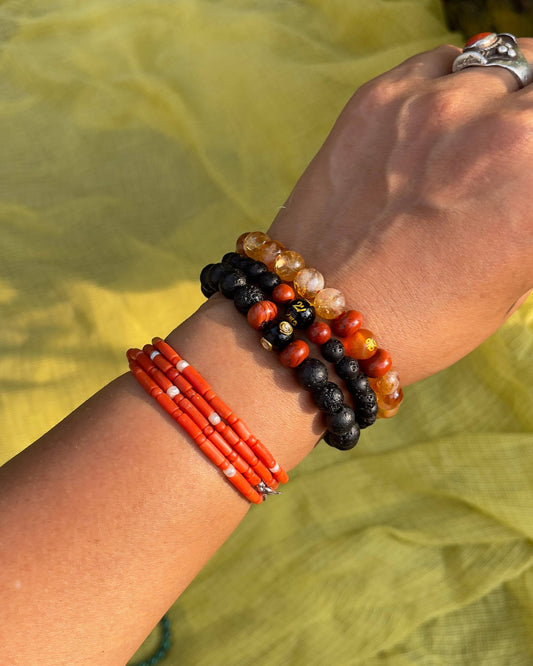 Bracelet en Citrine – Joie, Abondance et Confiance – 8mm