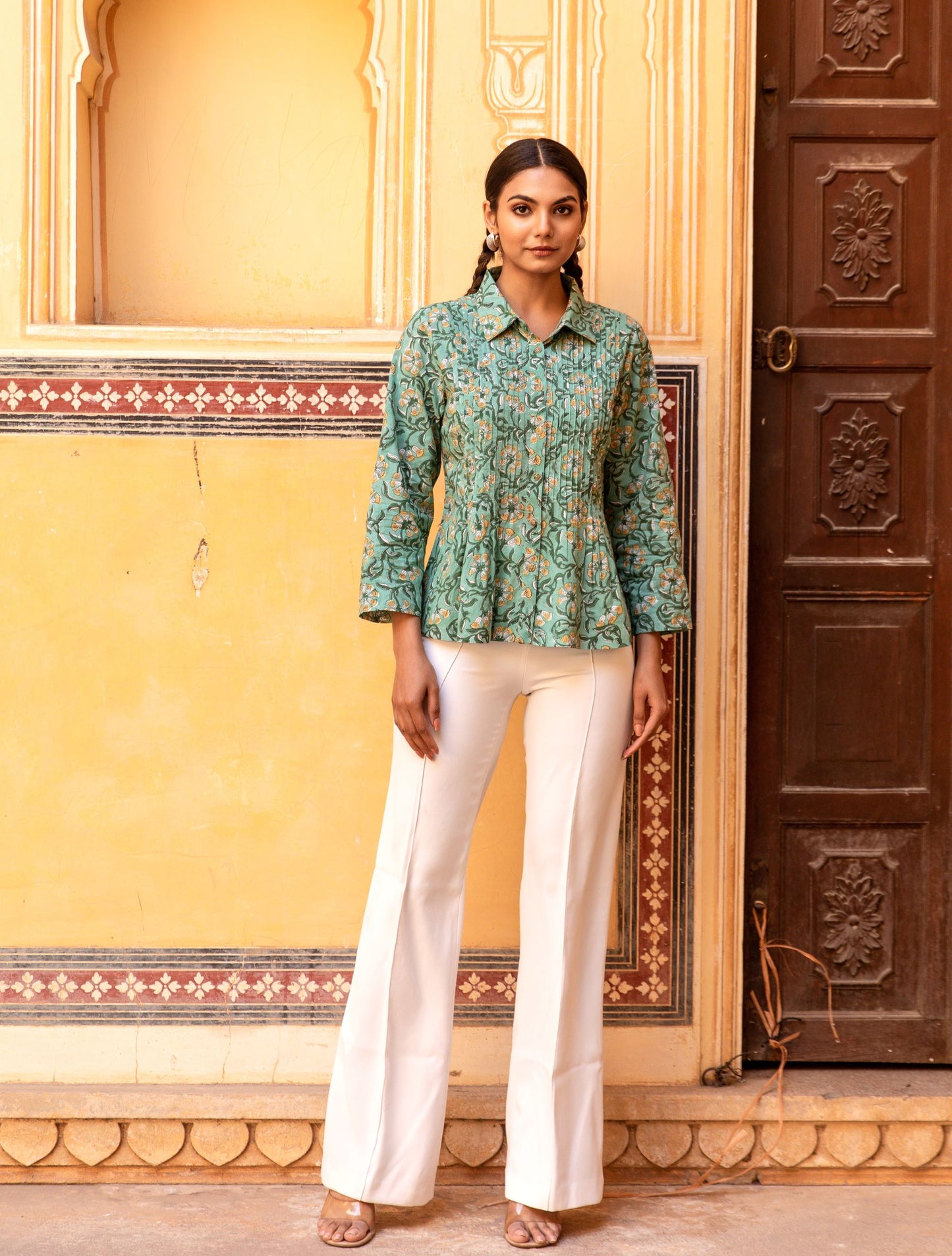 BLOUSE CHAMPA GREEN