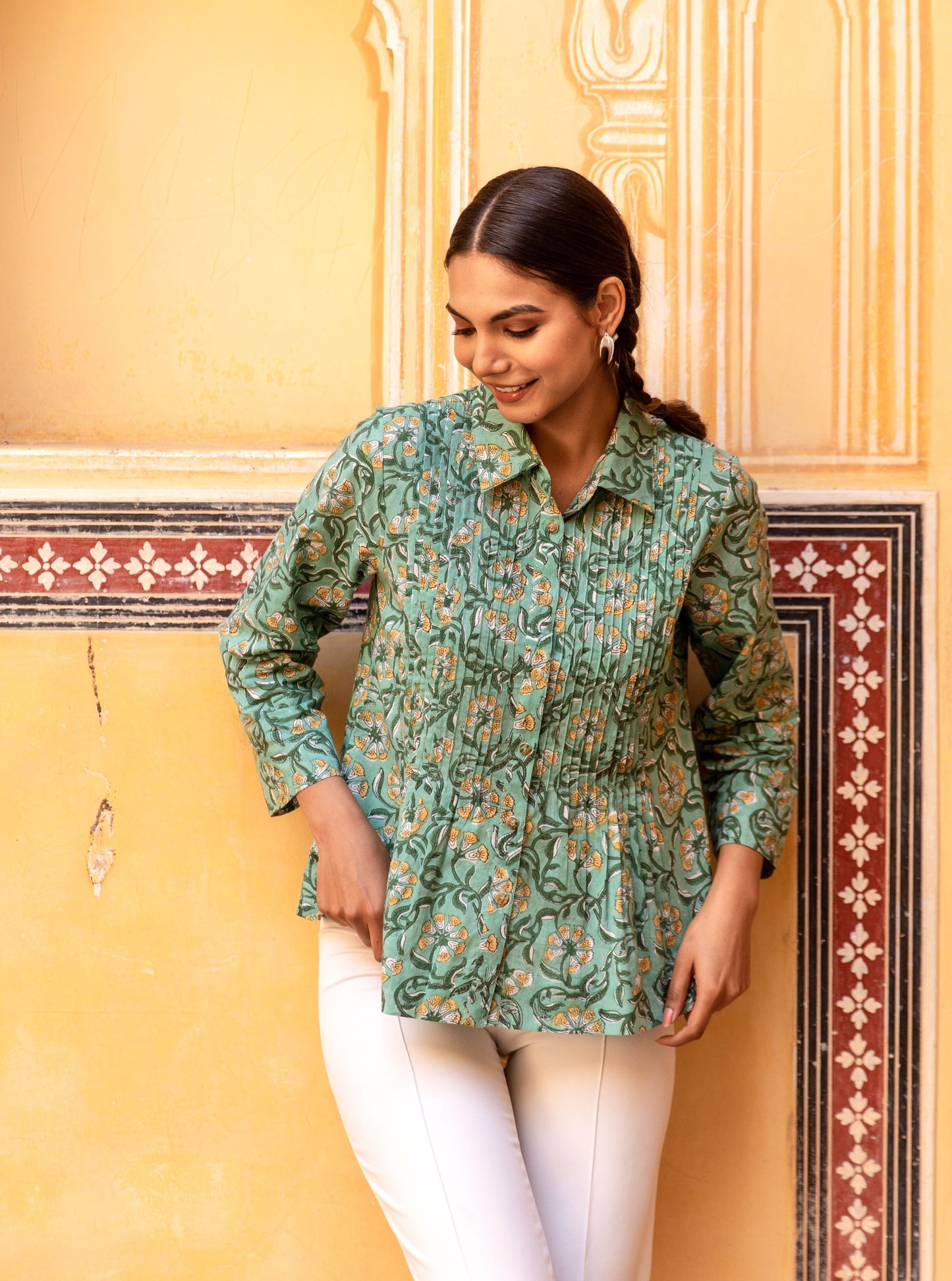 BLOUSE CHAMPA GREEN