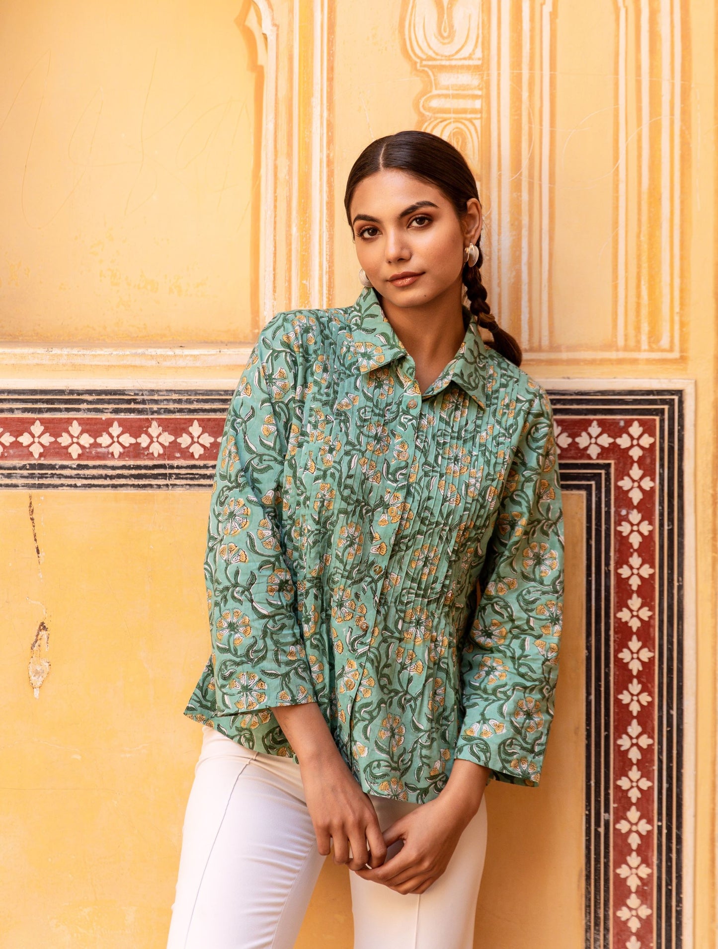 BLOUSE CHAMPA GREEN