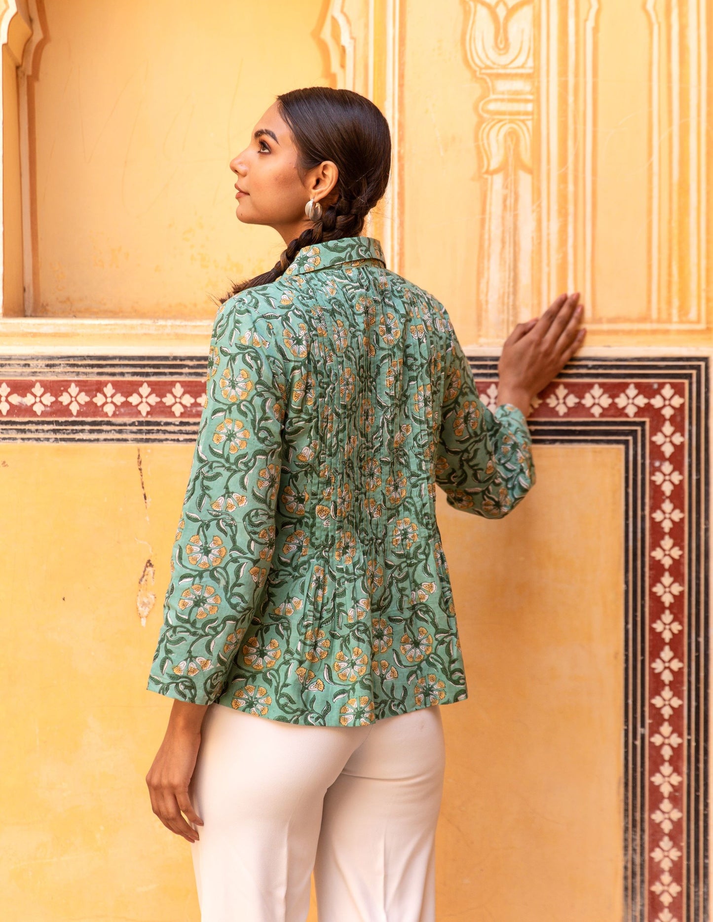 BLOUSE CHAMPA GREEN