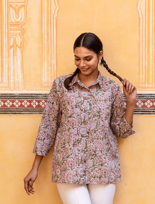 BLOUSE KESAR NATURE