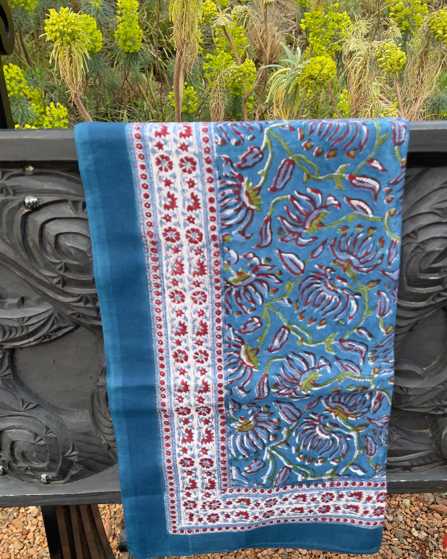 Paréo Sarong Bleu canard