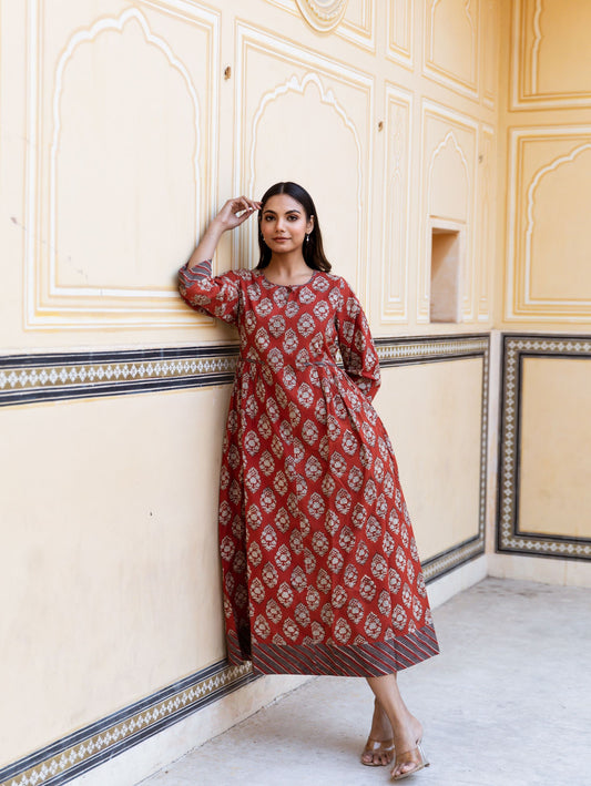 ROBE DURGA RED