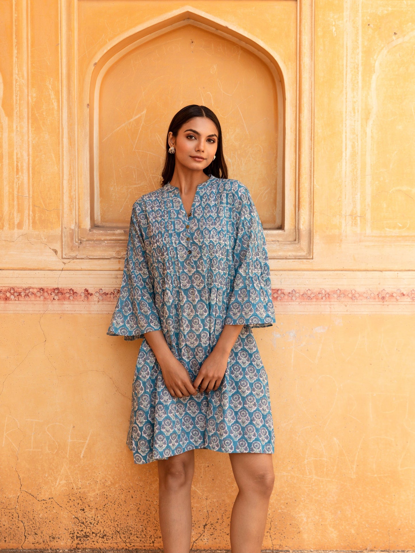 ROBE PARVATI BLEU