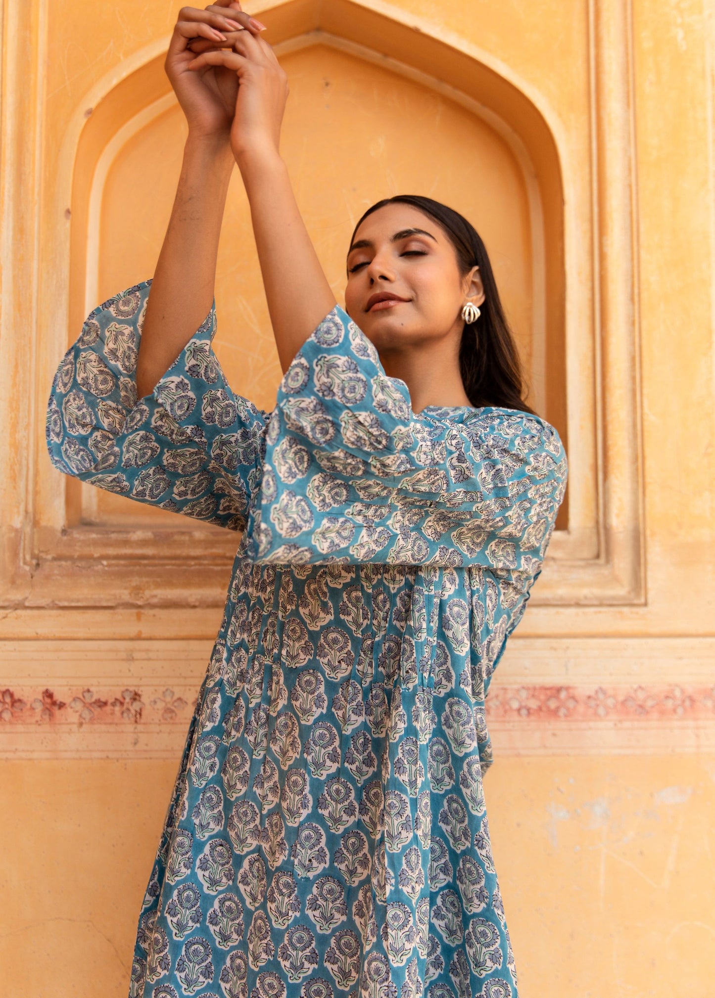 ROBE PARVATI BLEU