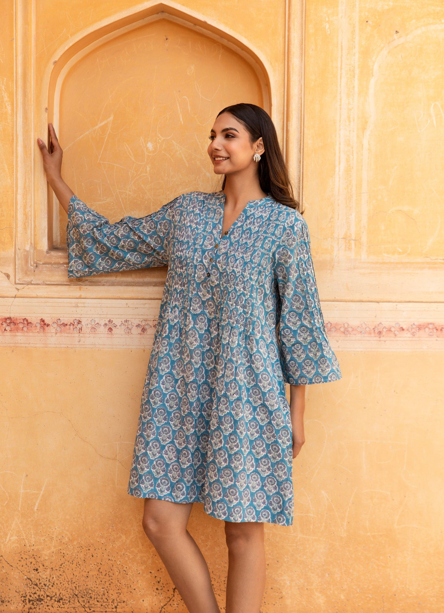 ROBE PARVATI BLEU