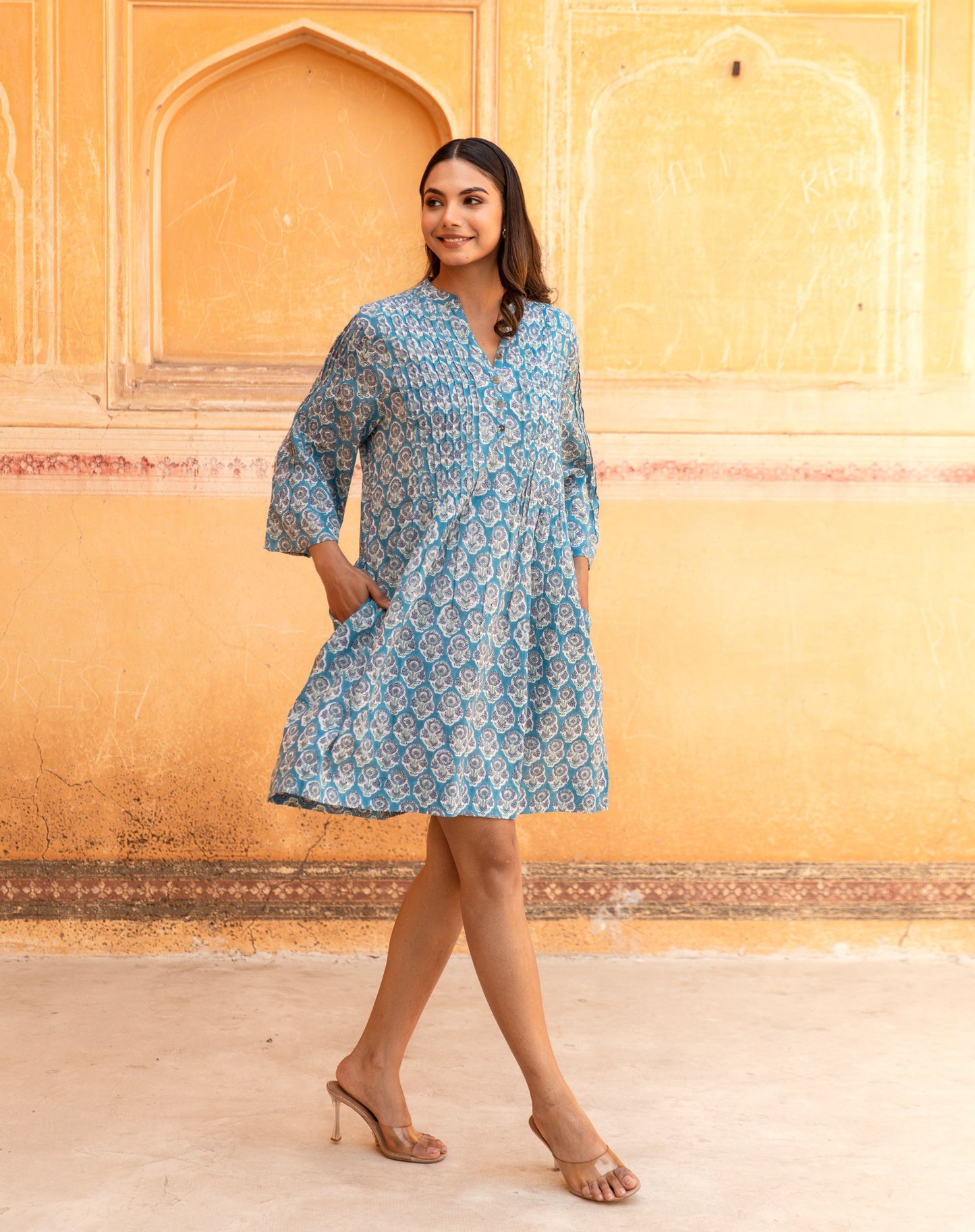 ROBE PARVATI BLEU