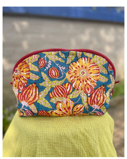 Trousse en coton | Fait main – 4 tailles disponibles ROUGE COQUELICOT