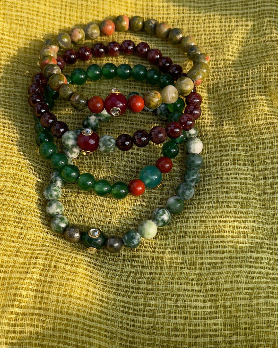 Bracelet en Grenat – Vitalité, confiance & équilibre émotionnel