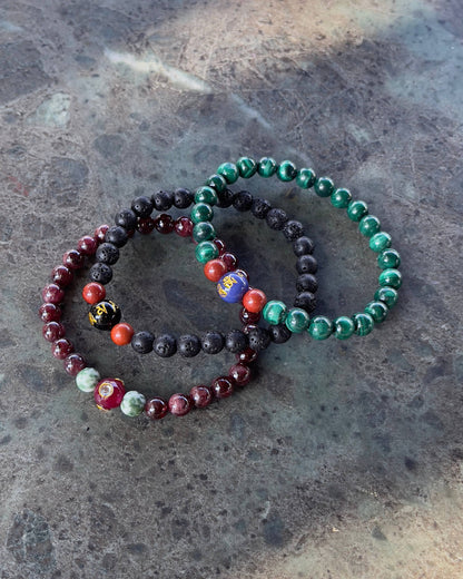 Bracelet en Grenat – Vitalité, confiance & équilibre émotionnel