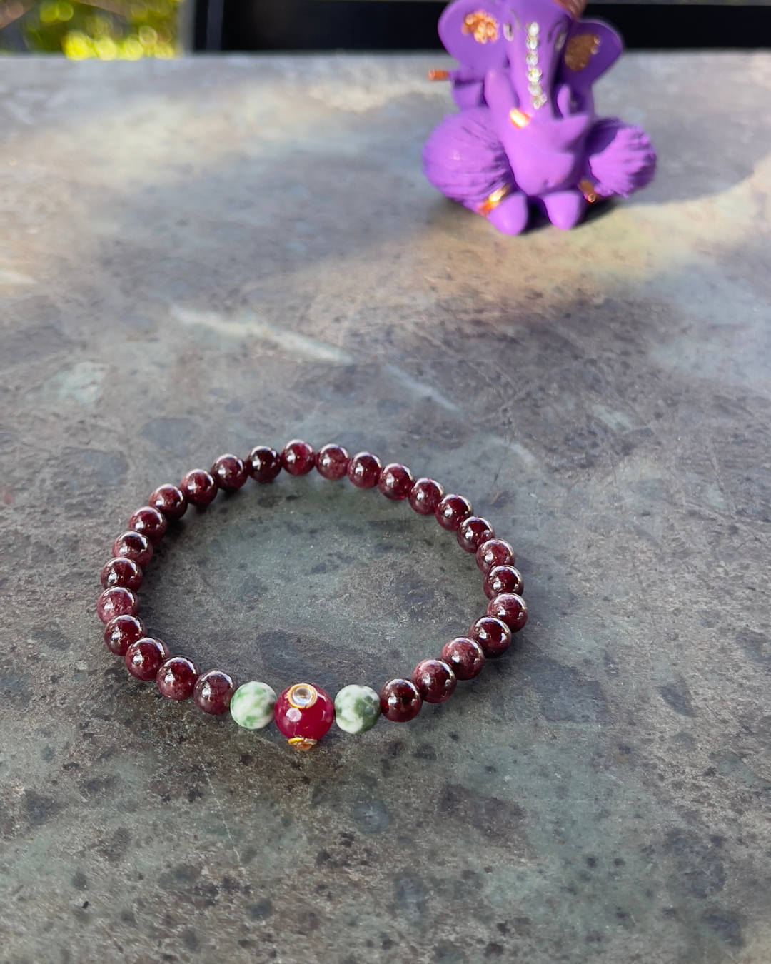 Bracelet en Grenat – Vitalité, confiance & équilibre émotionnel