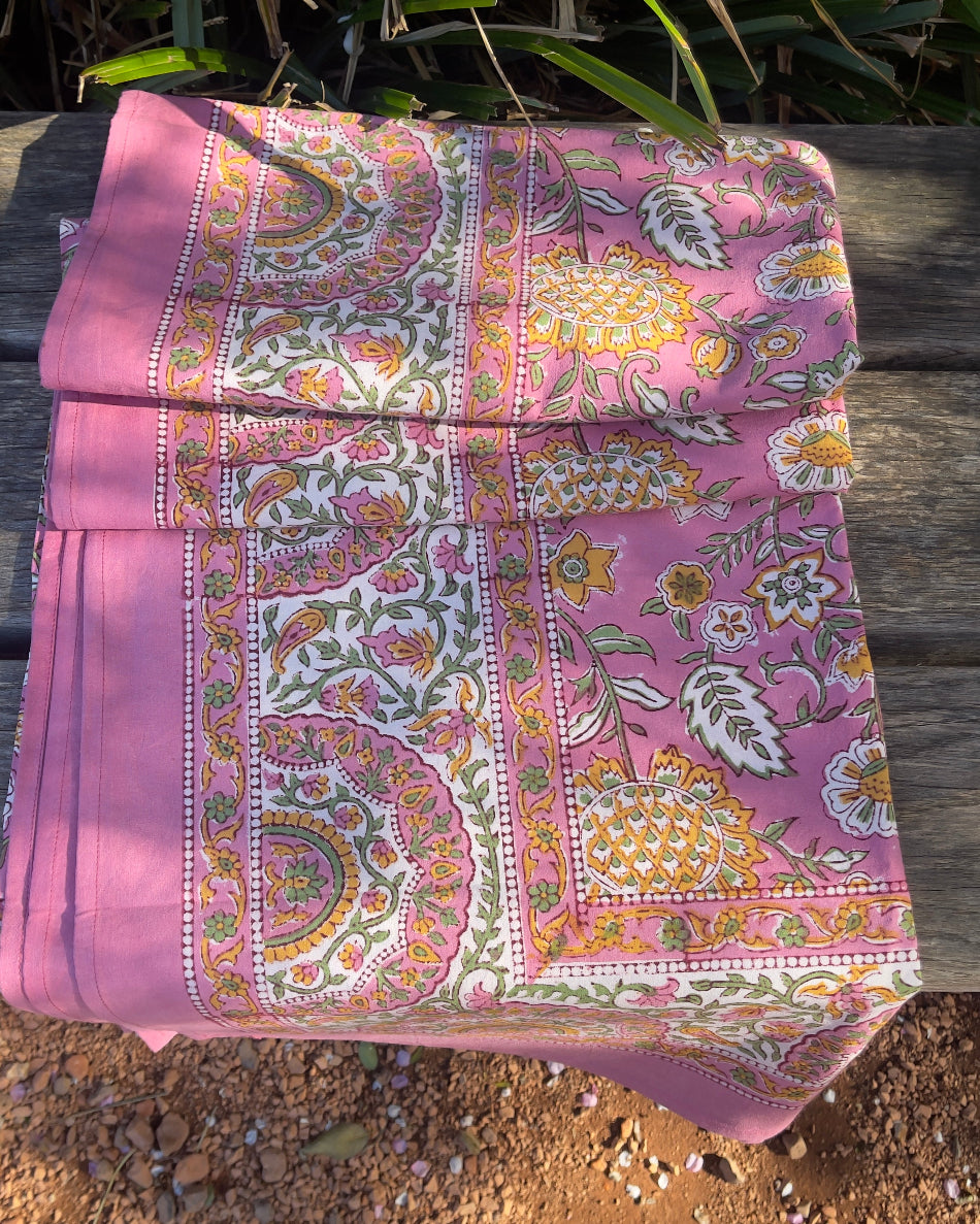 Pink Tablecloth