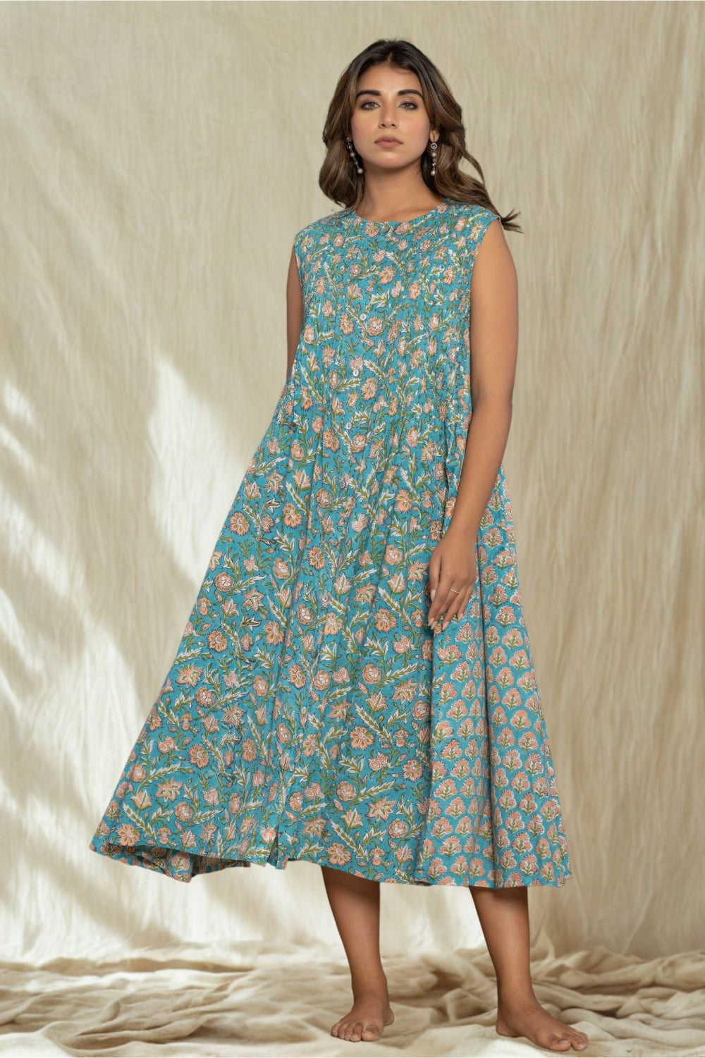 Robe longue "Pema" - sans manches