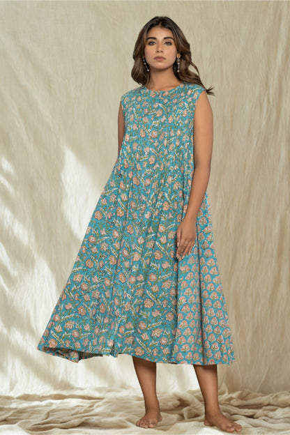 Robe longue "Pema" - sans manches