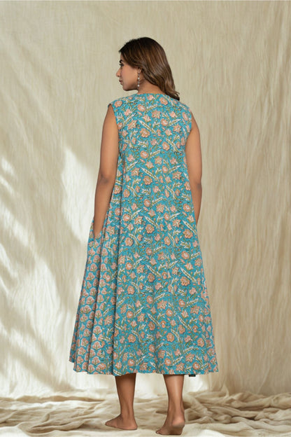 Robe longue "Pema" - sans manches