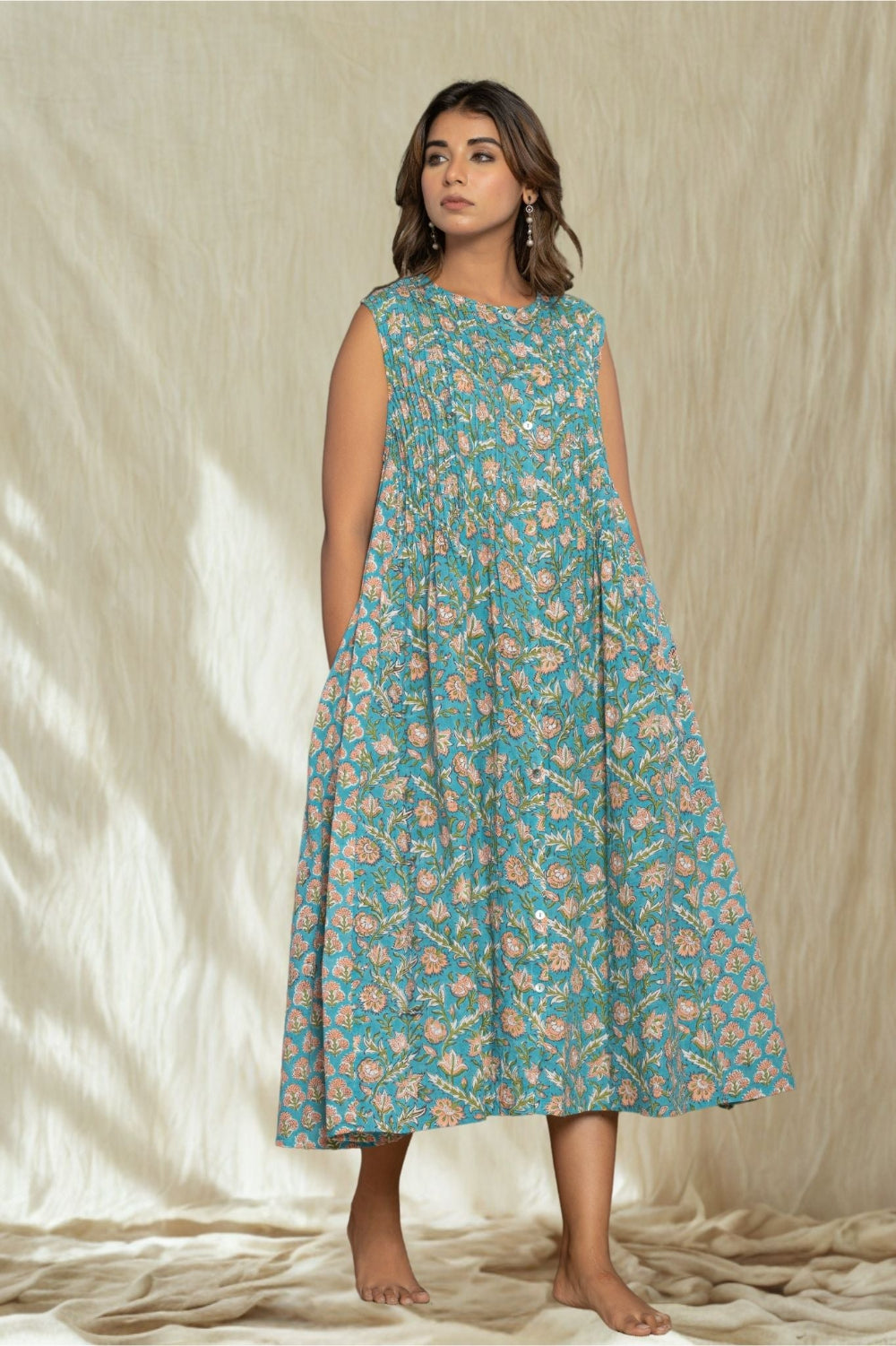 Robe longue "Pema" - sans manches