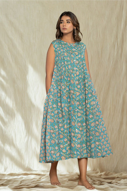 Robe longue "Pema" - sans manches