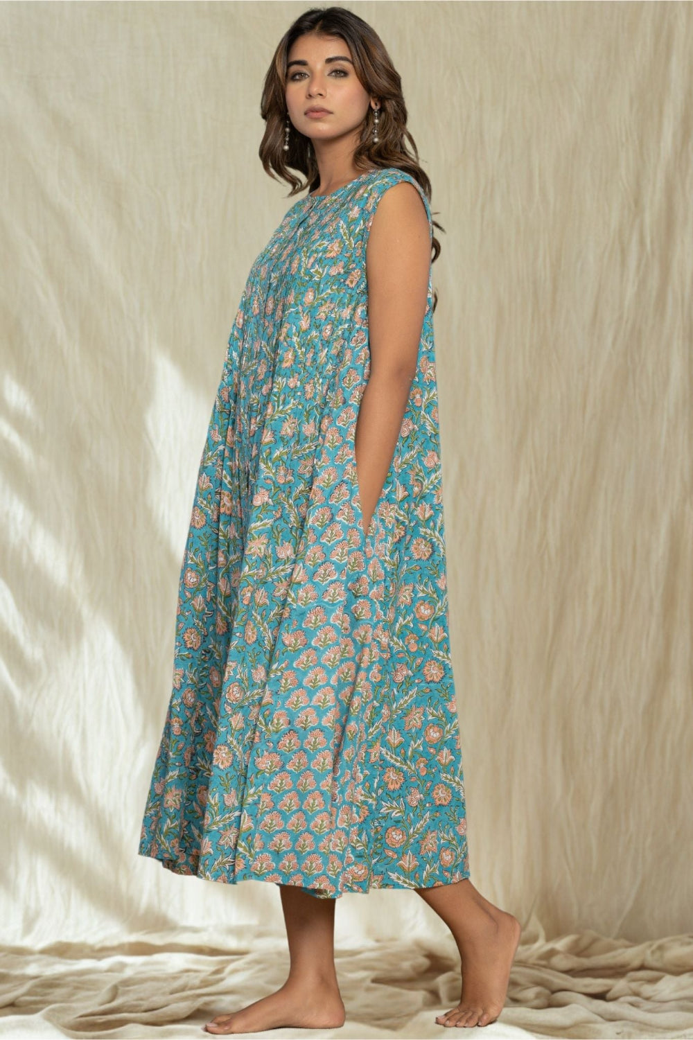 Robe longue "Pema" - sans manches