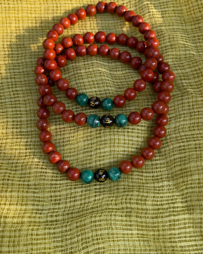 Bracelet en Jaspe Rouge – Vitalité, ancrage & force intérieure - 6mm