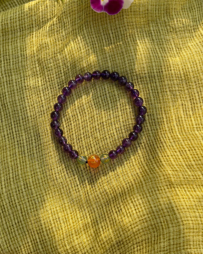 Bracelet en Améthyste – Sérénité, protection & clarté