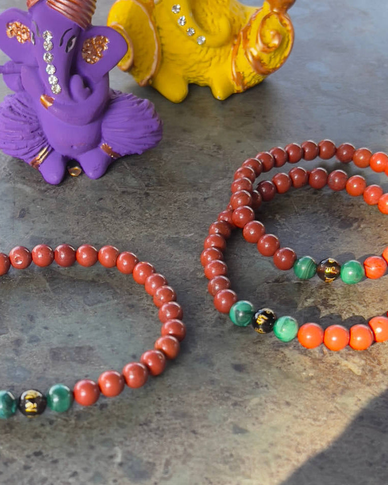 Bracelet en Jaspe Rouge – Vitalité, ancrage & force intérieure - 6mm