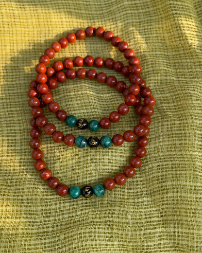 Bracelet en Jaspe Rouge – Vitalité, ancrage & force intérieure - 6mm