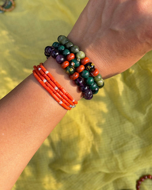 Bracelet en Jaspe Galaxy – Équilibre, Harmonie  et Sérénité - 8mm