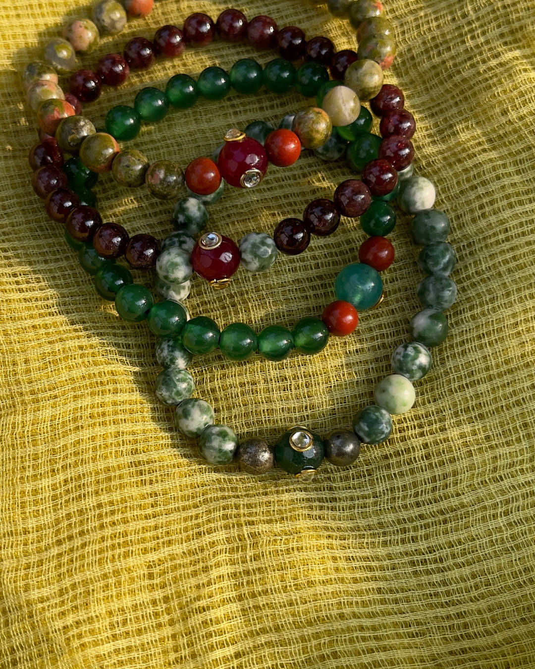 Bracelet en Grenat – Vitalité, confiance & équilibre émotionnel