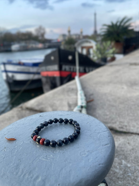 Bracelet en Œil de Tigre – Protection, Confiance et Stabilité – 8 mm