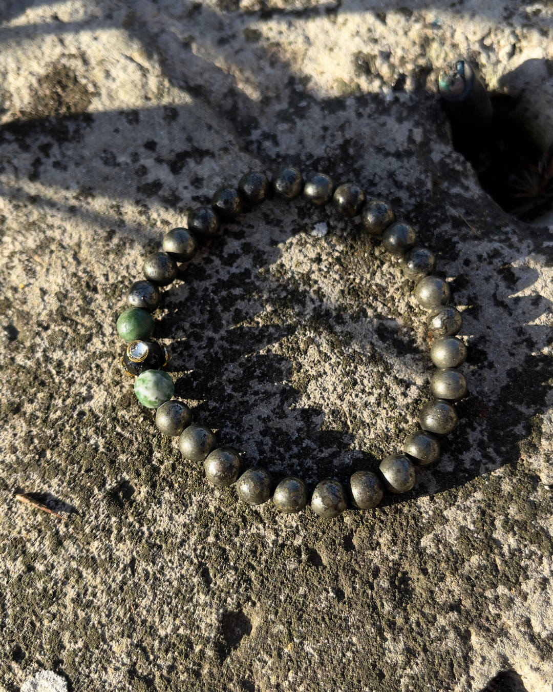 Bracelet en Pyrite – Protection, Assurance et Clarté mentale – 6 mm