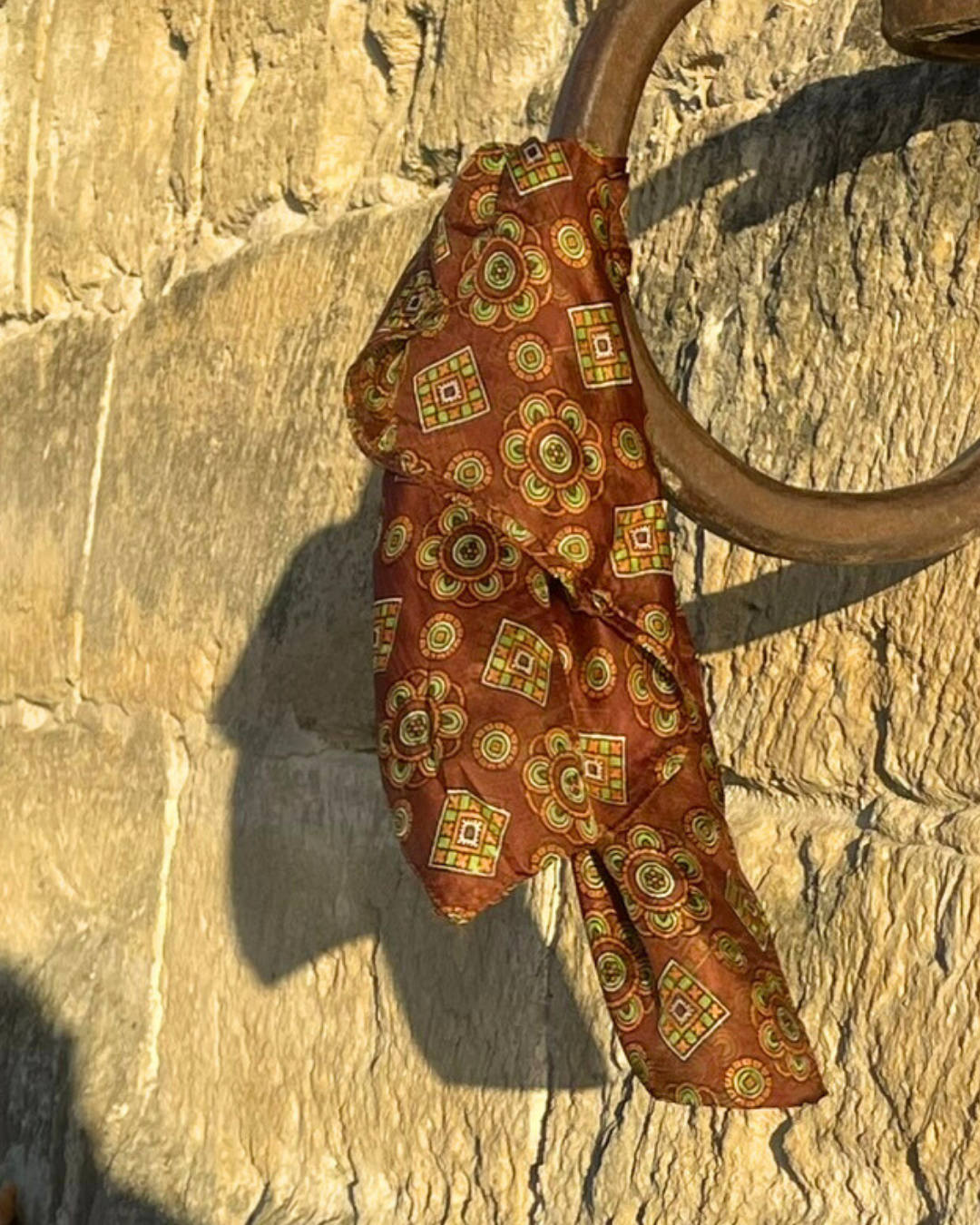 Silk Scarf – Soft and Lightweight – Golden