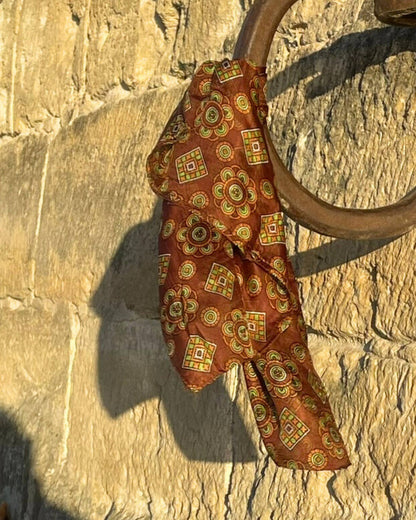 Silk Scarf – Soft and Lightweight – Golden