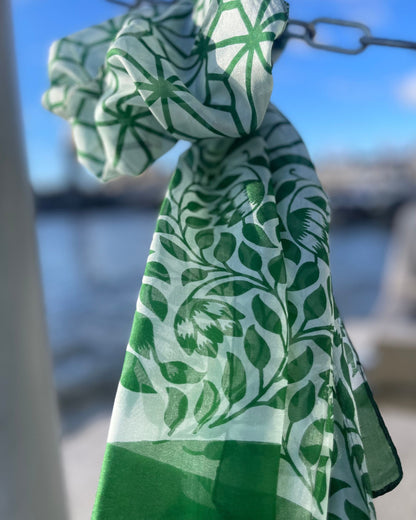 Foulard en Soie – Doux et Léger - Vert Emeraude