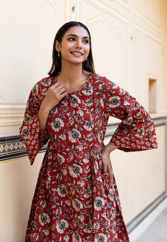 ROBE DURGA ROUGE