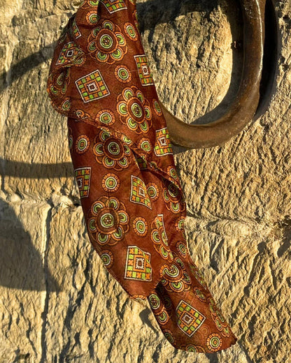 Silk Scarf – Soft and Lightweight – Golden