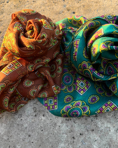 Silk Scarf – Soft and Lightweight – Classic Green