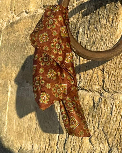 Silk Scarf – Soft and Lightweight – Golden